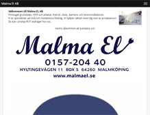 Tablet Screenshot of malmael.se